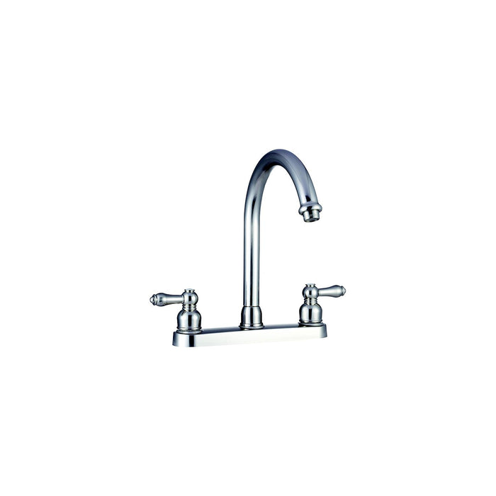 Dura Faucet DF-PK340L-SN Non-Metallic Hi-Rise Kitchen Faucet, Satin Nickel