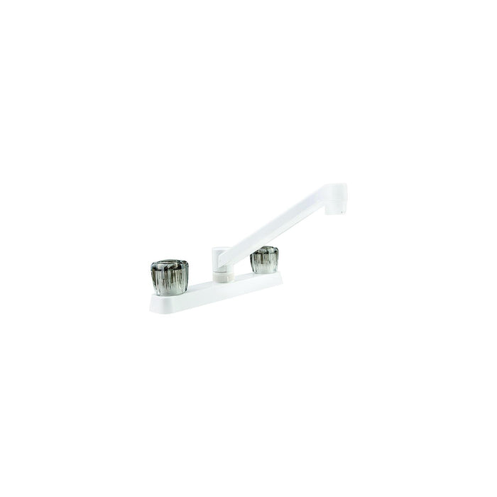 Dura Faucet DF-PK600S-WT Two-Handle Non-Metallic Kitchen Faucet, White