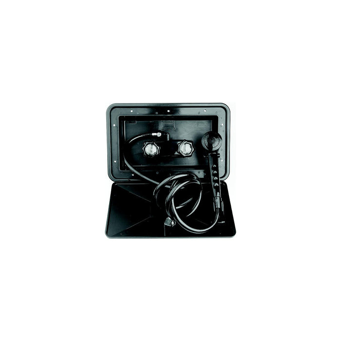 Dura Faucet DF-SA170-BK Exterior Shower & Box Kit, Black