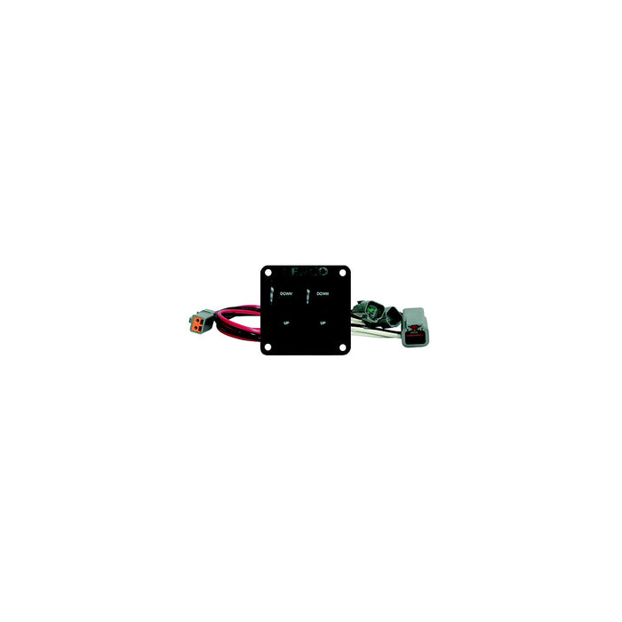 Lenco 10221-211D Double Rocker Switch Panel for Dual-Actuator Trim Tabs