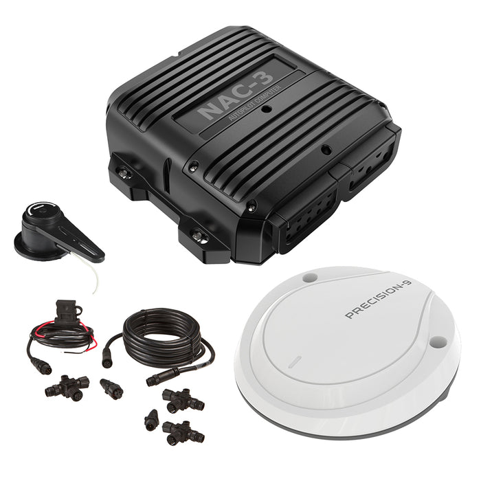 Simrad 000-13336-001 Paquete básico de piloto automático NAC-3: kit de inicio NAC-3, Precision-9, RF25N y N2k