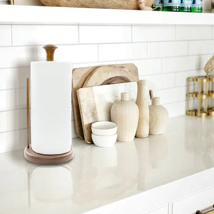Whitecap Teak Stand-Up Paper Towel Holder