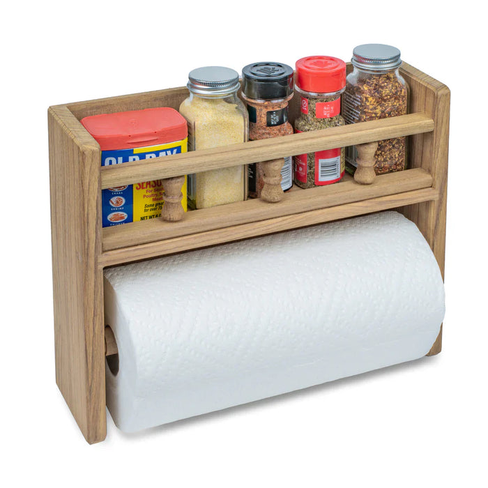 Whitecap 62446 Spice Rack With Paper Towel Holder