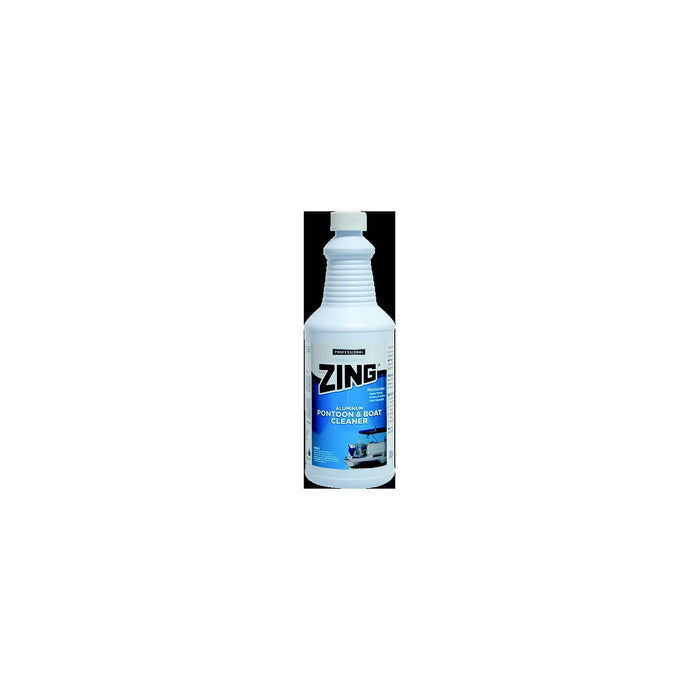 Zing Cleaners 10011 Zing Aluminum Pontoon & Boat Cleaner, Qt., 12/Case
