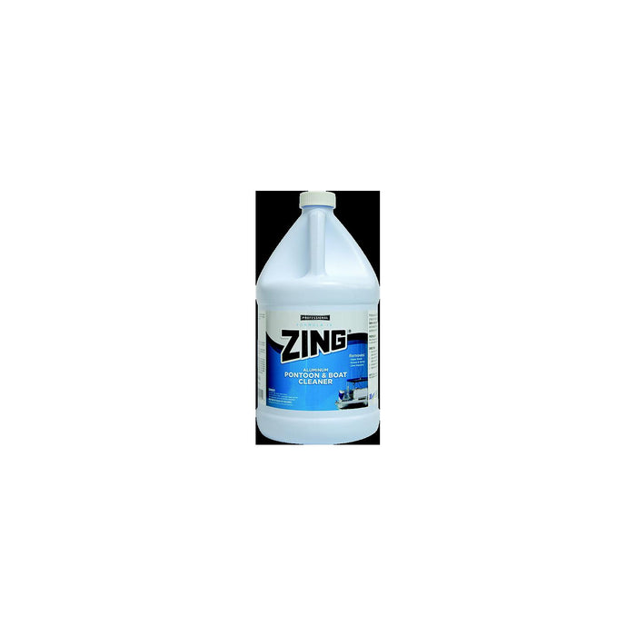 Zing Cleaners 10012 Zing Aluminum Pontoon & Boat Cleaner, Gal., 4/Case