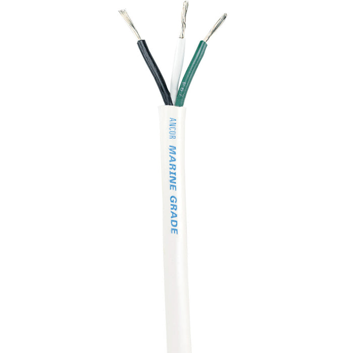 Cable triplex blanco Ancor - 12/3 AWG - Redondo - 250'
