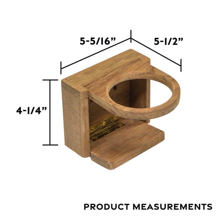 Whitecap Teak Folding Insulated Drink Holder