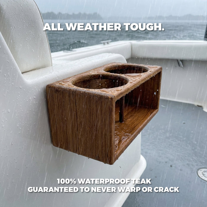 Whitecap Teak Two Insulated Drink Rack