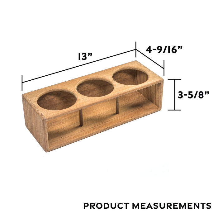 Whitecap 62624 Three Bottle Wine Holder