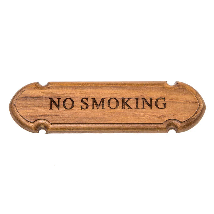 Whitecap 62672 No Smoking Name Plate