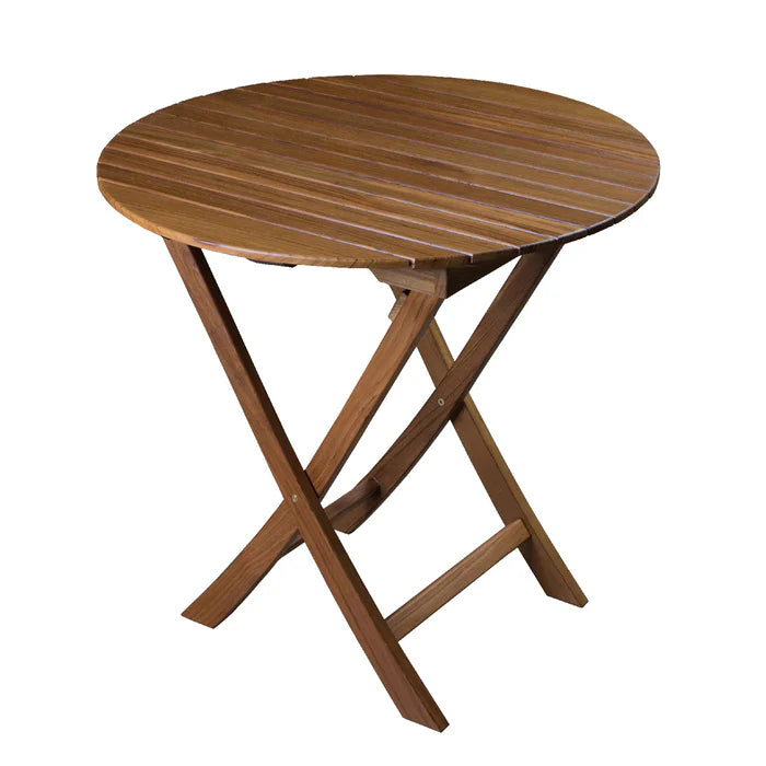 Whitecap 63057 Round Slat Top Folding Bistro Table