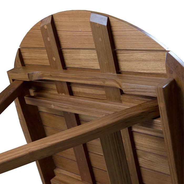 Whitecap 63057 Round Slat Top Folding Bistro Table