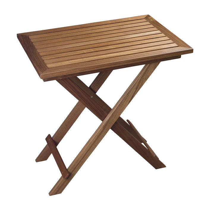 Whitecap 63058 Rectangle Slat Top Folding Bistro Table