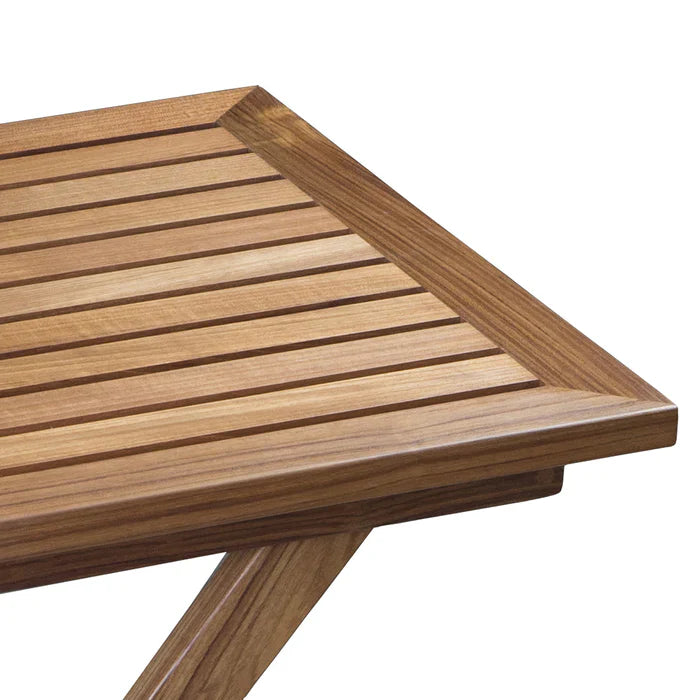 Whitecap 63058 Rectangle Slat Top Folding Bistro Table