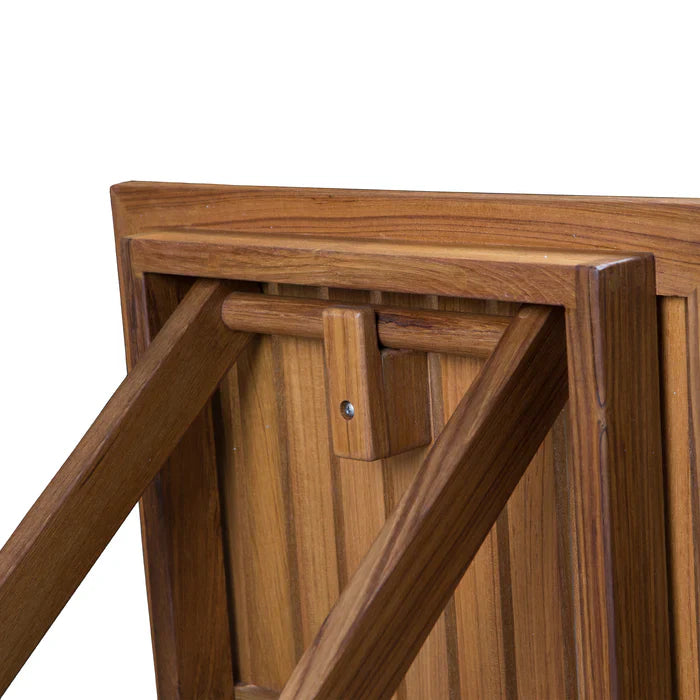 Whitecap 63058 Rectangle Slat Top Folding Bistro Table