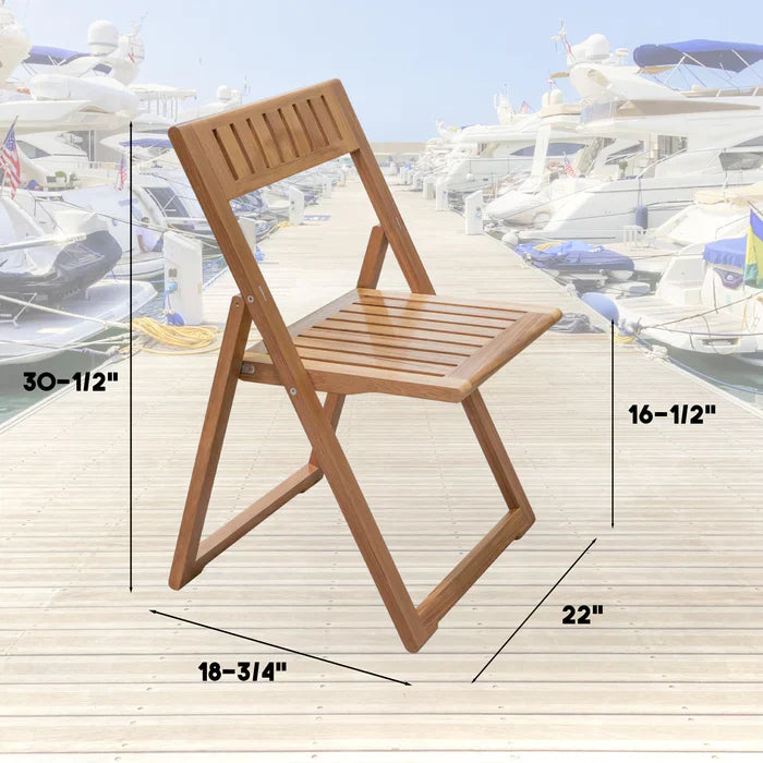 Whitecap 63059 Saylor Folding Deck Chair