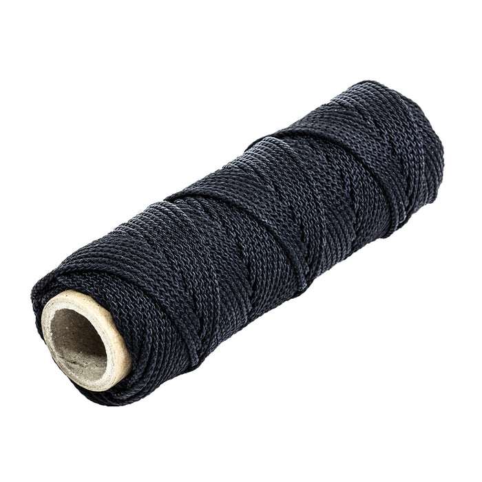 Tigresa 100' de nailon trenzado de 300 lb - Negro