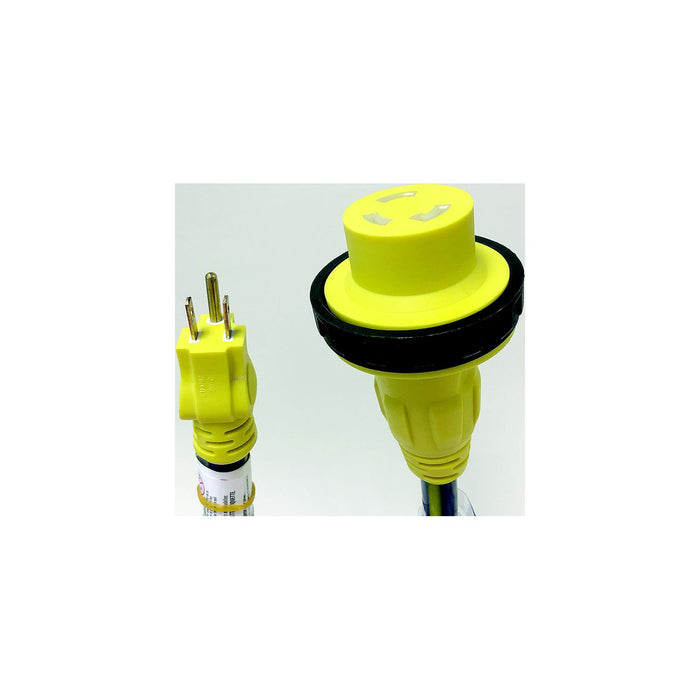 AP Products 16-00592 Locking EzeeGrip Adapter, 24", 5-15P Male, 30A Female