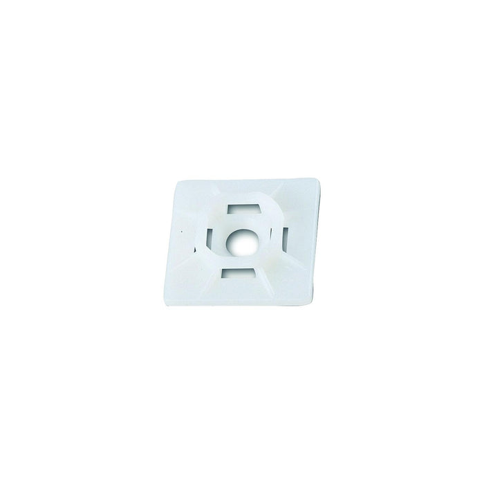 Ancor 199234 Cable Tie Adhesive Mounts, Natural, 25/pk