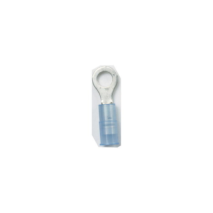 Ancor 230243 Marine Grade Nylon Insulated Ring Terminals, #10 Fastener, #6 Wire, Blue, 1/Pk