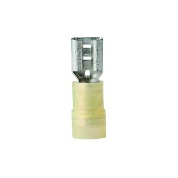 Ancor 220828 Marine Grade Nylon Insulated Disconnects, Female, 12-10 Wire, Yellow, 100/Pk