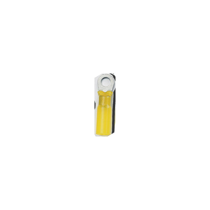 Ancor 312203 Marine Grade Heat Shrink Ring Terminals, #8 Fastener, 12-10 Wire, Yellow, 3/Pk