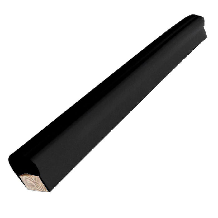 Parachoques para postes de pilotes de borde de muelle - Un extremo tapado - 6' - Negro