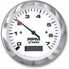 Tacómetro/hora Dometic Lido de 3" - Piezas del motor Sierra Marine (65129P)