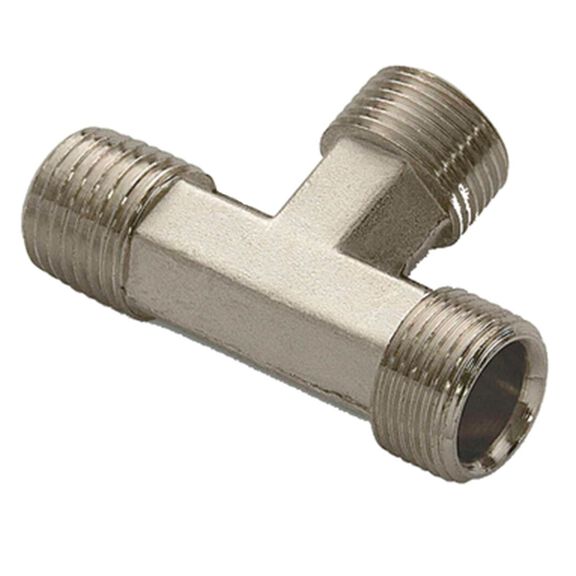 Conector en T Dometic, abocardado x 1/4 Npt