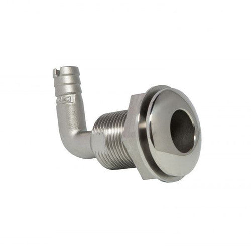 Whitecap 6579X Duplex Stainless Steel Thru-Hull - 90 Degree - 1-1/8"
