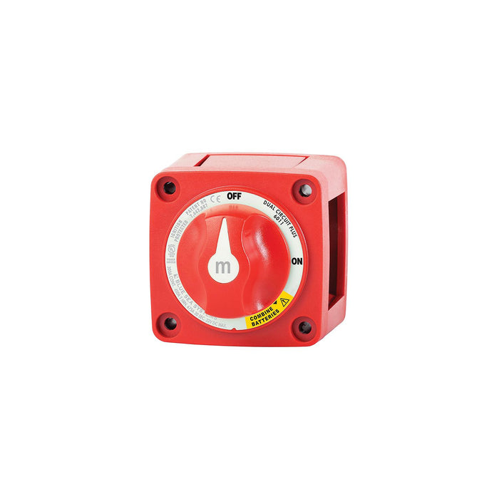 Blue Sea 6011200-BSS 6011200 M Series Dual Circuit Plus On-Off-Both Battery, Switch, Black
