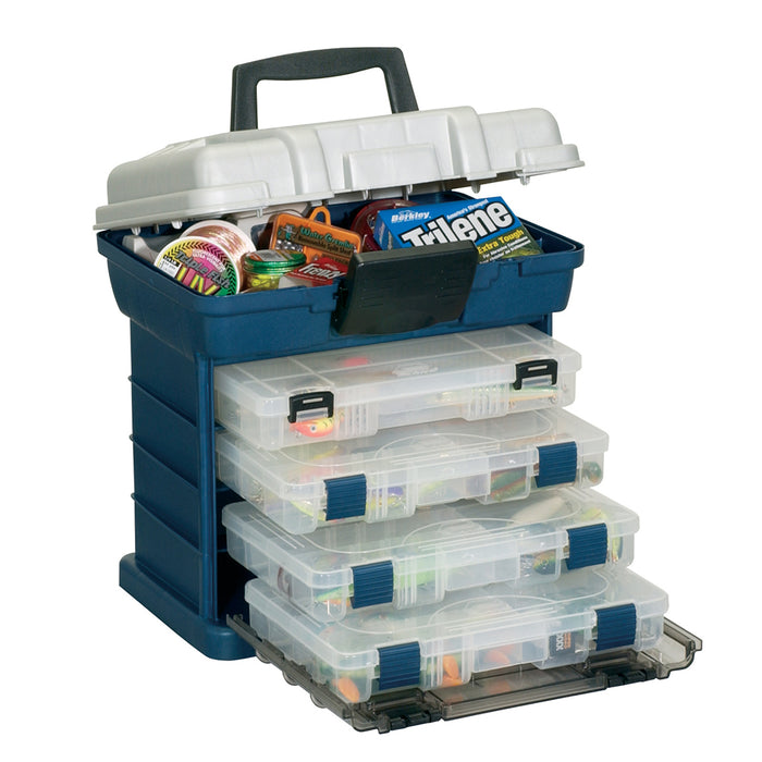 Sistema de bastidor Plano 4-BY™ 3600 StowAway® - Azul/Plateado