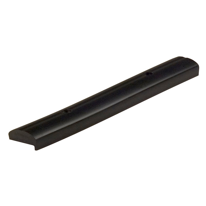 Almohadilla de quilla flexible CESmith - Estilo de cubierta de borde - 10" x 1-1/2" - Negro