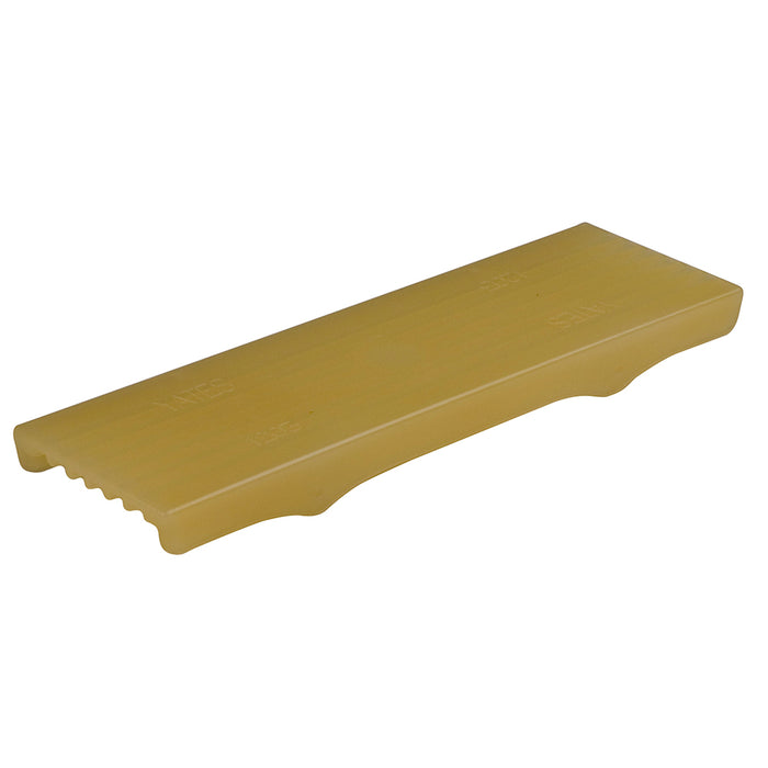 Almohadilla de quilla flexible CESmith - Estilo de tapa completa - 12" x 3" - Dorado