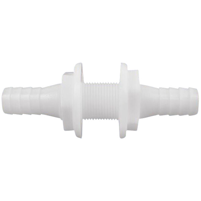 Attwood 3878-3 Polypropylene Double Ended Thru-Hull Connection For 3/4" Hose