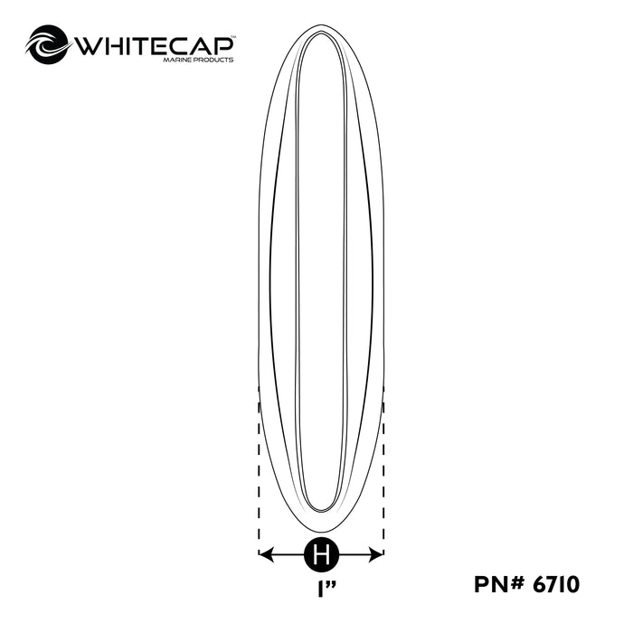 Whitecap Pull Up Stainless Steel Cleat - 8"