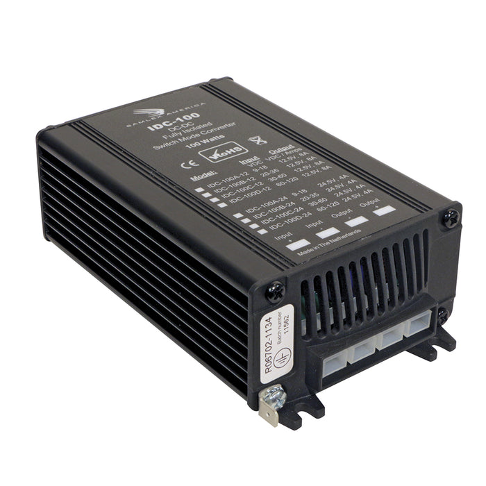 Convertidor CC-CC totalmente aislado Samlex de 100 W: 8 A, entrada de 20-35 V, salida de 12,5 V