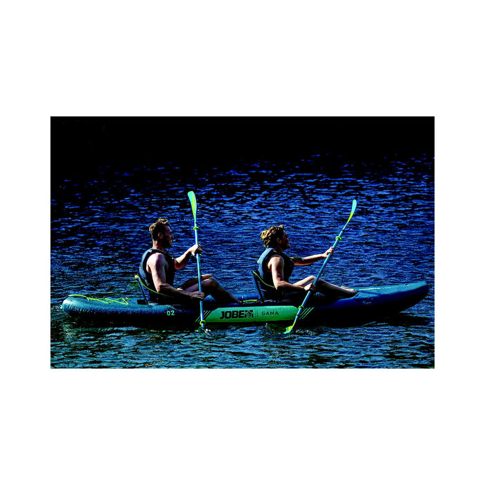 Jobe Sports 600025002PCS Gama Inflatable Kayak Package, 11ft11" length x 37" width, Atlantic Green