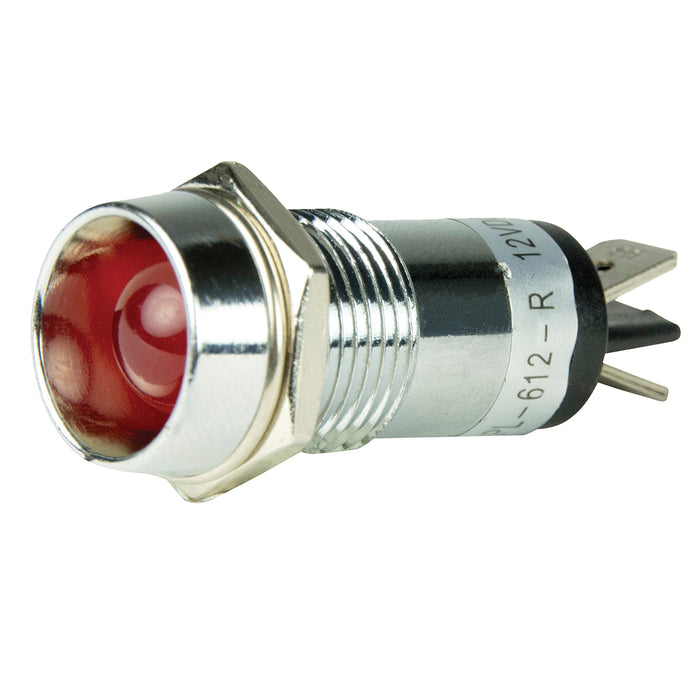 Luz indicadora piloto LED BEP - 12 V - Roja