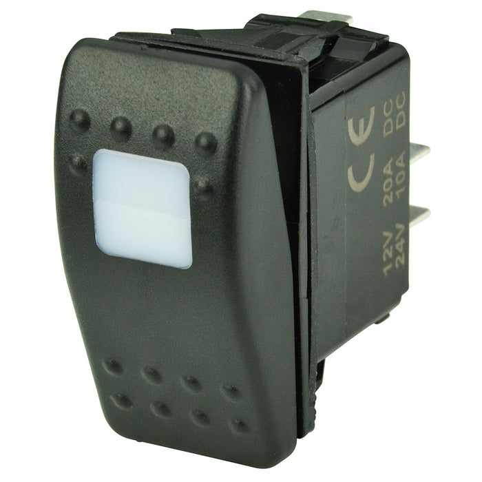 Interruptor BEP SPST Contura - 1 LED ámbar - APAGADO/ENCENDIDO