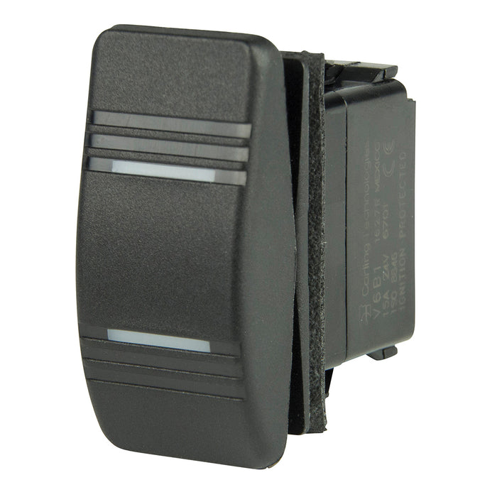 Interruptor BEP SPDT Contura - 2 LED ámbar - ENCENDIDO/APAGADO/ENCENDIDO