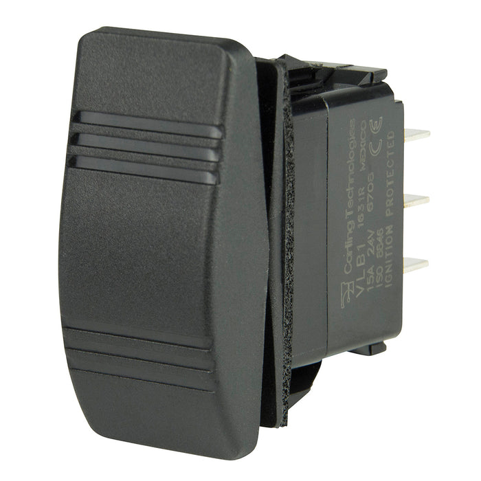 Interruptor BEP DPDT Contura - (ENCENDIDO)/APAGADO/(ENCENDIDO)