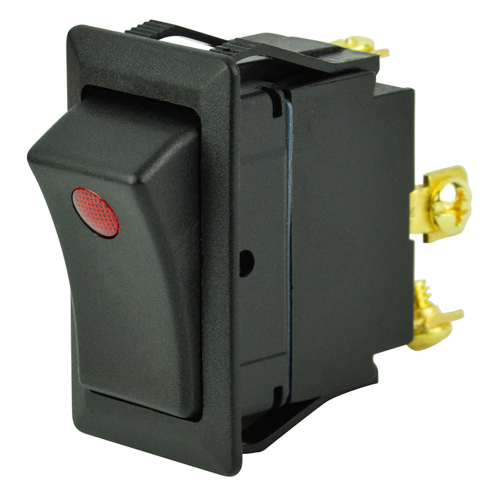 Interruptor basculante BEP SPST - 1 LED - 12 V - ENCENDIDO/APAGADO
