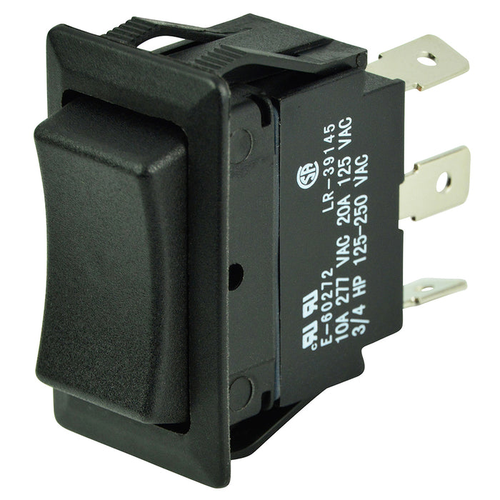 Interruptor basculante SPDT BEP - 12 V/24 V - (ENCENDIDO)/APAGADO/(ENCENDIDO)