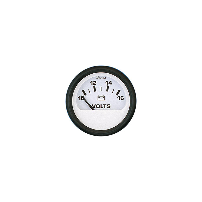 Faria 12911 Euro 2" Voltmeter Gauge (10-16 VDC)