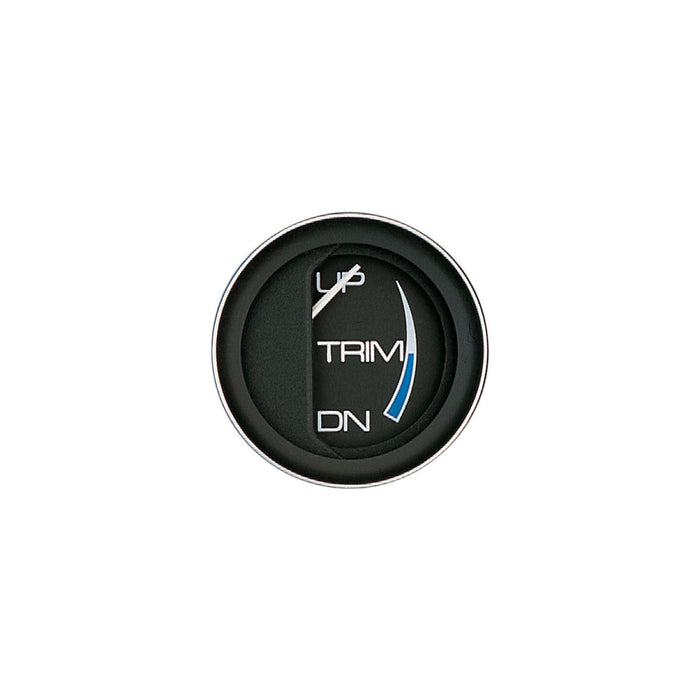 Faria F13017 Coral Black 2" Trim Gauge for Mercury/Mariner/Mercruiser/Volvo, DP/Yamaha 2001 & Newer)