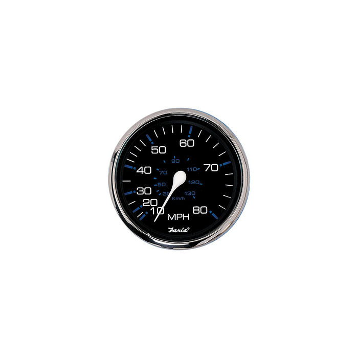 Faria 13705 Chesapeake SS Black 2" Gauge Voltmeter Gauge (10-16 VDC)