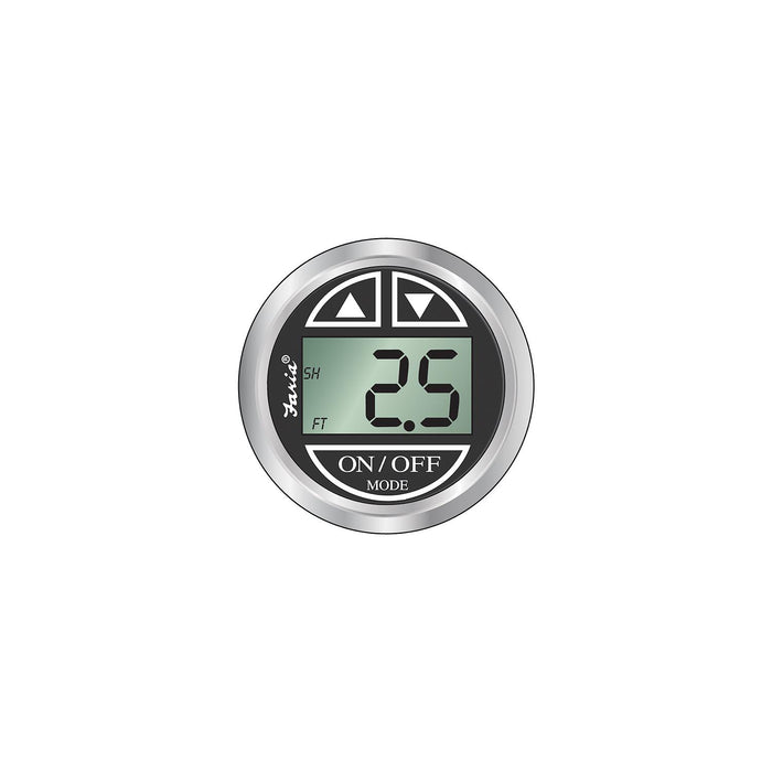 Faria F13750 Digital Depth Sounder, Chesapeake SS Black w/Transom Transducer