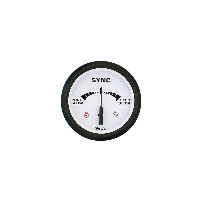 Faria F32950 Euro 4" Gauge 7000 RPM Tachometer w/ System Check Indicator (Gas), (J/E Outboard)