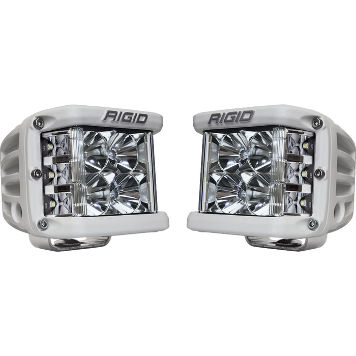 Foco LED de montaje en superficie D-SS PRO Flood de RIGID Industries (par), color blanco